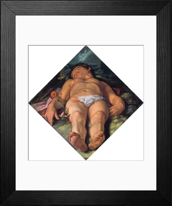 Framed Print : Dying Adonis, 1609. Artist: Goltzius, Hendrick (1558-1617) Framed Print : Dying Adonis, 1609. Artist: Goltzius, Hendrick (1558-1617)
