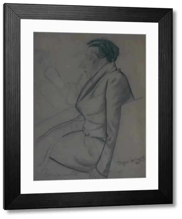 Framed Print : Portrait of the Poet Velimir Khlebnikov (1885-1922), 1915. Artist: Grigoriev, Boris Dmitryevich (1886-1939) Framed Print : Portrait of the Poet Velimir Khlebnikov (1885-1922), 1915. Artist: Grigoriev, Boris Dmitryevich (1886-1939)