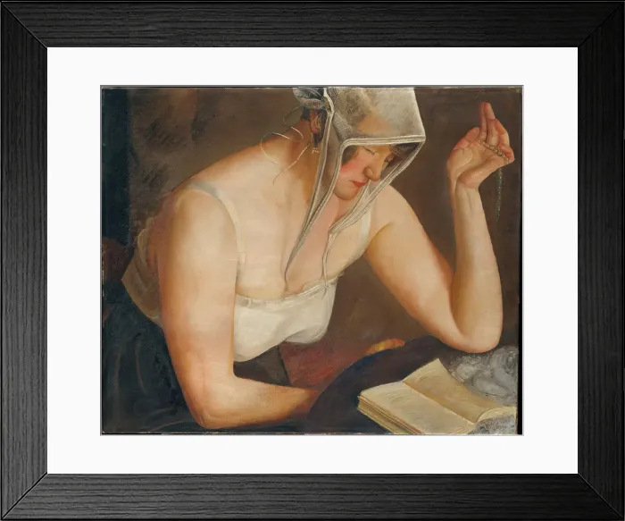 Framed Print : Woman Reading, c. 1922. Artist: Grigoriev, Boris Dmitryevich (1886-1939) Framed Print : Woman Reading, c. 1922. Artist: Grigoriev, Boris Dmitryevich (1886-1939)