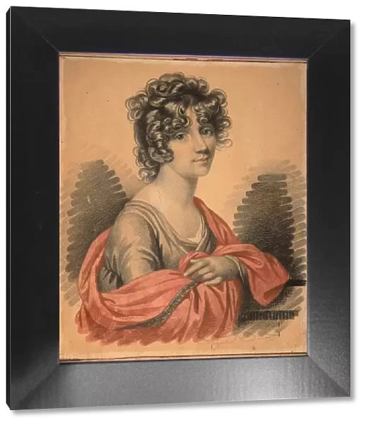 Portrait of Countess Varvara Ivanovna Golitsyna (?-1804), nee Shipova, 1820s. Artist: Hampeln, Carl, von (1794-after 1880)