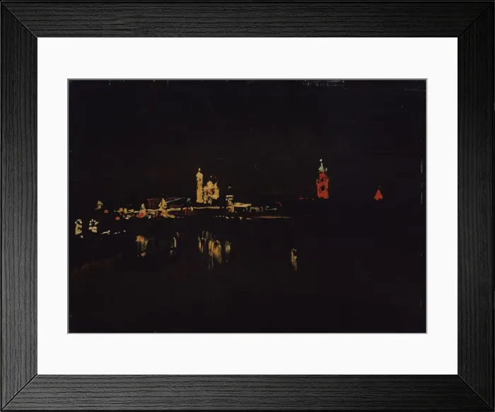 Framed Print : Illumination of the Moscow Kremlin, 1896. Artist: Levitan, Isaak Ilyich (1860-1900) Framed Print : Illumination of the Moscow Kremlin, 1896. Artist: Levitan, Isaak Ilyich (1860-1900)
