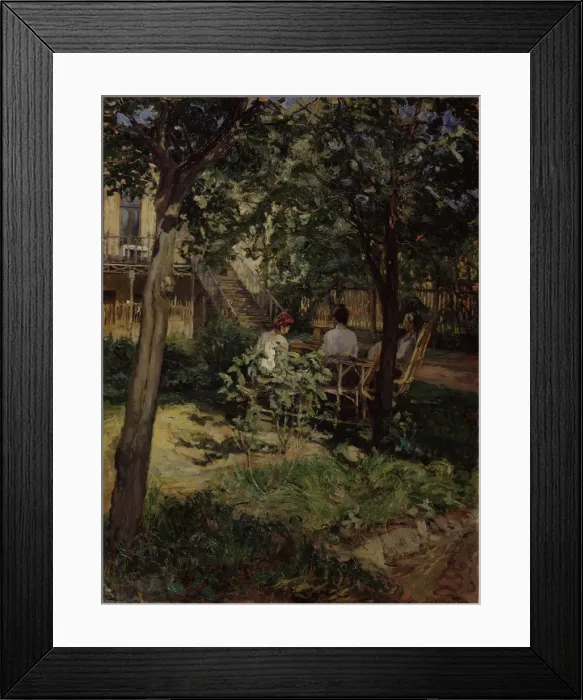 Framed Print : In the Garden, 1910s. Artist: Mamontov, Mikhail Anatolyevich (1865-1920) Framed Print : In the Garden, 1910s. Artist: Mamontov, Mikhail Anatolyevich (1865-1920)