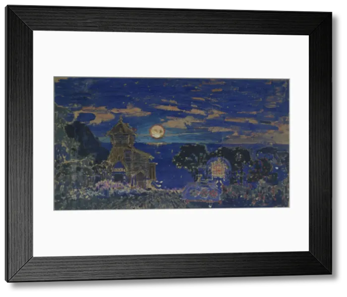 Framed Print : Stage design for the opera Kashchey the Deathless by N. Rimsky-Korsakov, 1902. Artist: Malyutin, Sergei Vasilyevich (1859-1937) Framed Print : Stage design for the opera Kashchey the Deathless by N. Rimsky-Korsakov, 1902. Artist: Malyutin, Sergei Vasilyevich (1859-1937)