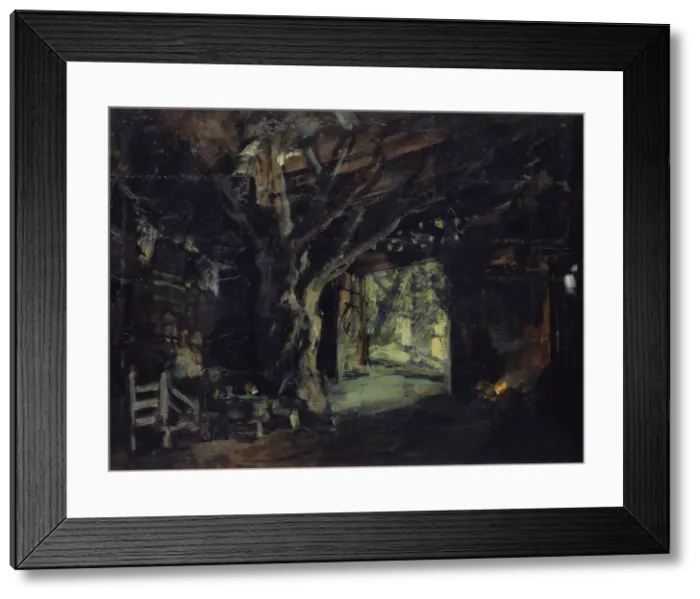 Framed Print : Stage design for the opera The Valkyrie by R. Wagner, 1919. Artist: Korovin, Konstantin Alexeyevich (1861-1939) Framed Print : Stage design for the opera The Valkyrie by R. Wagner, 1919. Artist: Korovin, Konstantin Alexeyevich (1861-1939)