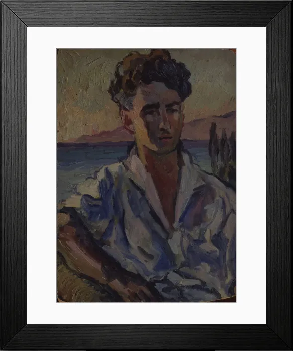 Framed Print : Portrait of the poet Josef Utkin (1903-1944), 1931. Artist: Lentulov, Aristarkh Vasilyevich (1882-1943) Framed Print : Portrait of the poet Josef Utkin (1903-1944), 1931. Artist: Lentulov, Aristarkh Vasilyevich (1882-1943)