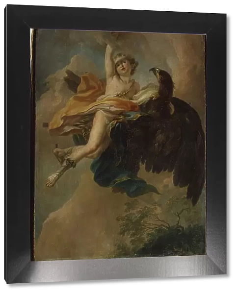 The Rape of Ganymede, 1760s. Artist: Torelli, Stefano (1712-1784)