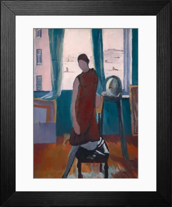 Framed Print : In the studio, 1929. Artist: Istomin, Konstantin Nikolayevich (1887-1942) Framed Print : In the studio, 1929. Artist: Istomin, Konstantin Nikolayevich (1887-1942)