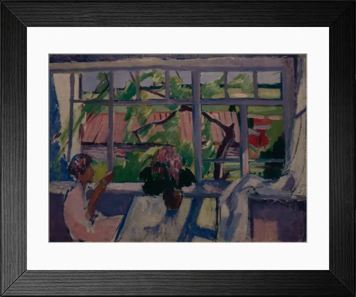 Framed Print : On the terrace, 1929. Artist: Istomin, Konstantin Nikolayevich (1887-1942) Framed Print : On the terrace, 1929. Artist: Istomin, Konstantin Nikolayevich (1887-1942)