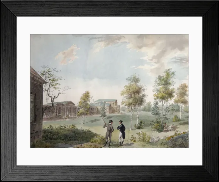 Framed Print : Main house of the Urban Estate of Count Alexei Kirillovich Razumovsky in Moscow, Early 1800s. Artist: Ivanov, Ivan Alexeyevich (1779-1848) Framed Print : Main house of the Urban Estate of Count Alexei Kirillovich Razumovsky in Moscow, Early 1800s. Artist: Ivanov, Ivan Alexeyevich (1779-1848)