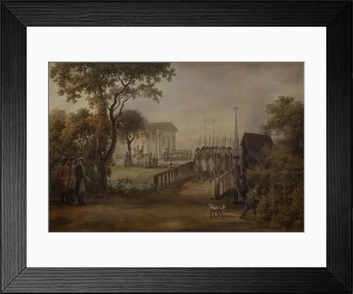 Framed Print : Changing of the Guard at the Tsarina?s Meadow in Saint Petersburg, 1799. Artist: Ivanov, Mikhail Matveevich (1748-1823) Framed Print : Changing of the Guard at the Tsarina?s Meadow in Saint Petersburg, 1799. Artist: Ivanov, Mikhail Matveevich (1748-1823)