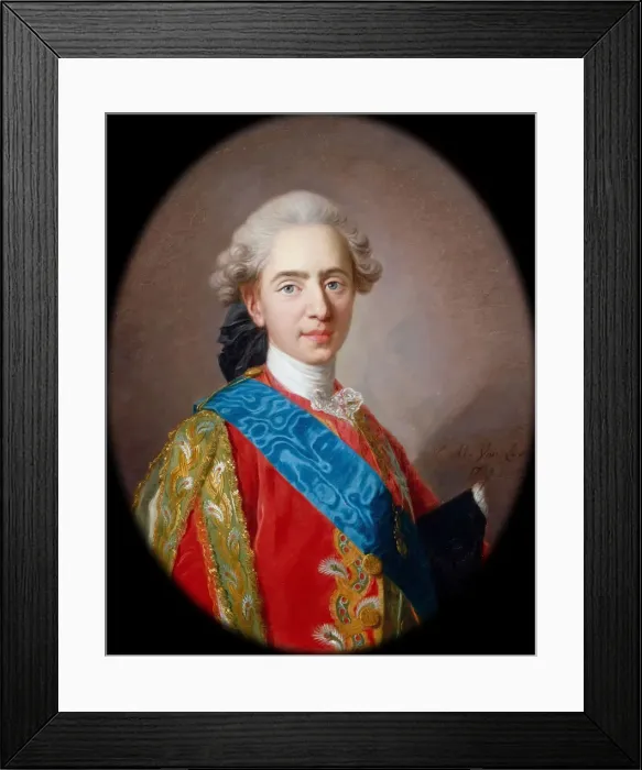 Framed Print : Louis-Auguste, duc de Berry (1754-1793), future Louis XVI, King of France. Artist: Van Loo, Louis Michel (1707-1771) Framed Print : Louis-Auguste, duc de Berry (1754-1793), future Louis XVI, King of France. Artist: Van Loo, Louis Michel (1707-1771)