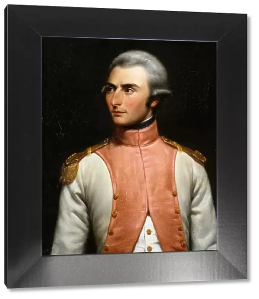 Jean-Baptiste Bernadotte (1763-1844), future king Charles XIV John of Sweden. Artist: Amiel, Louis-Felix (1802-1864)