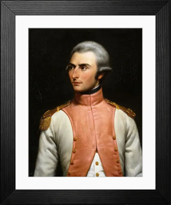 Framed Print : Jean-Baptiste Bernadotte (1763-1844), future king Charles XIV John of Sweden. Artist: Amiel, Louis-Felix (1802-1864) Framed Print : Jean-Baptiste Bernadotte (1763-1844), future king Charles XIV John of Sweden. Artist: Amiel, Louis-Felix (1802-1864)
