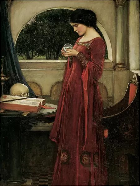 The Crystal Ball. Artist: Waterhouse, John William (1849-1917)
