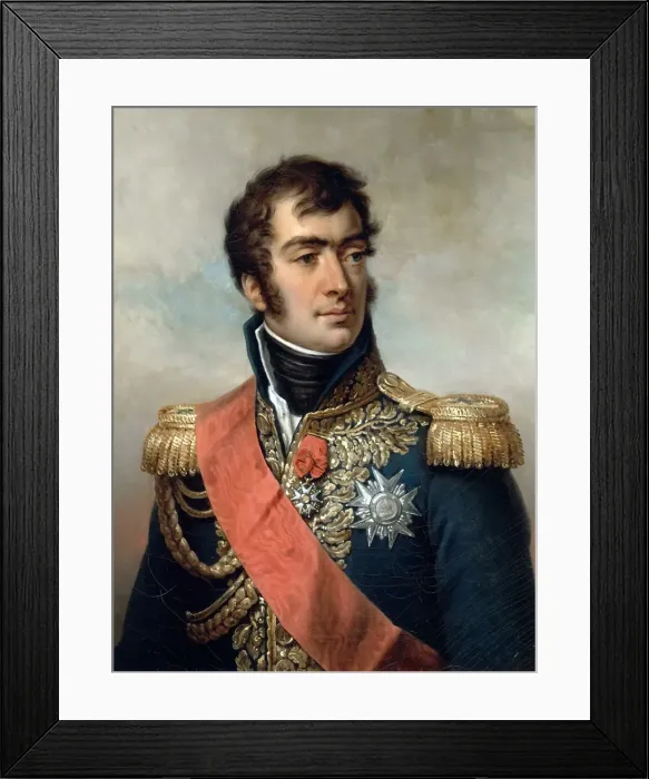 Framed Print : Auguste Frederic Louis Viesse de Marmont, 1st Duke of Ragusa (1774-1852). Artist: Guerin, Paulin (1783-1855) Framed Print : Auguste Frederic Louis Viesse de Marmont, 1st Duke of Ragusa (1774-1852). Artist: Guerin, Paulin (1783-1855)