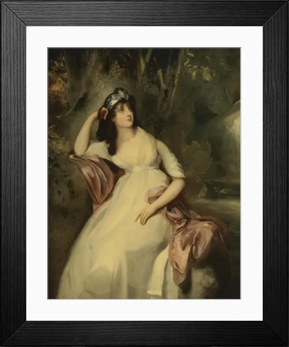 Framed Print : Portrait of Sally Siddons (1775-1803). Artist: Lawrence, Sir Thomas (1769-1830) Framed Print : Portrait of Sally Siddons (1775-1803). Artist: Lawrence, Sir Thomas (1769-1830)