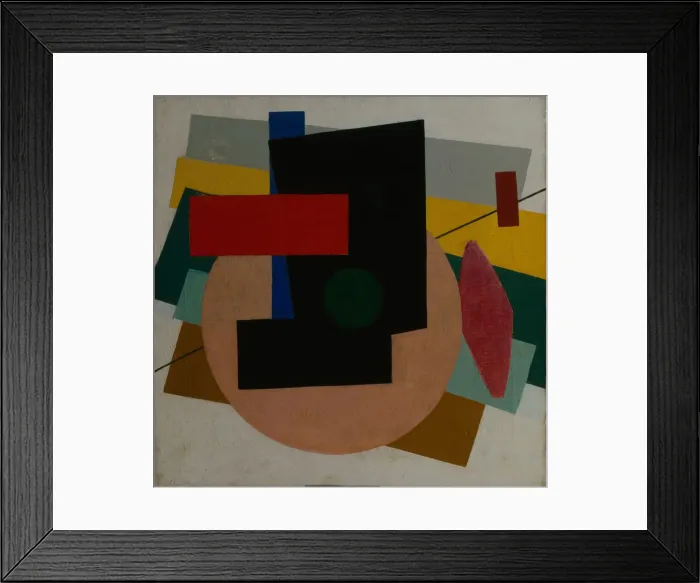 Framed Print : Suprematist Composition, 1916. Artist: Klyun, Ivan Vassilyevich (1873-1942) Framed Print : Suprematist Composition, 1916. Artist: Klyun, Ivan Vassilyevich (1873-1942)