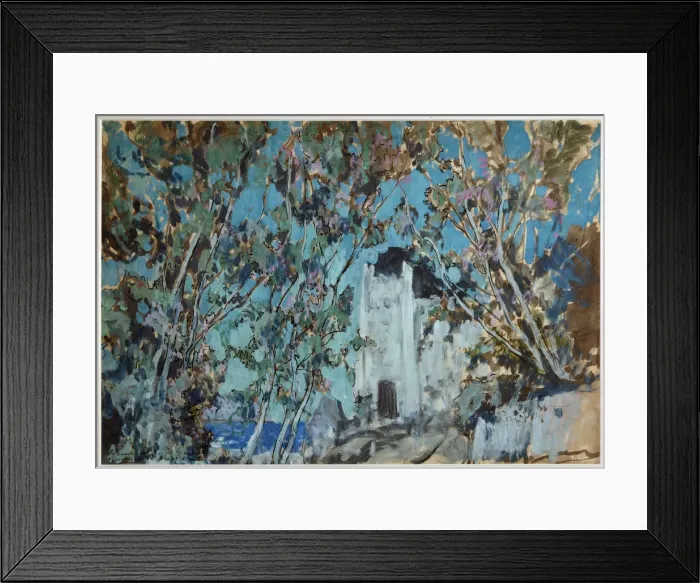 Framed Print : Stage design for the opera Ruslan and Lyudmila by M. Glinka, 1906. Artist: Korovin, Konstantin Alexeyevich (1861-1939) Framed Print : Stage design for the opera Ruslan and Lyudmila by M. Glinka, 1906. Artist: Korovin, Konstantin Alexeyevich (1861-1939)