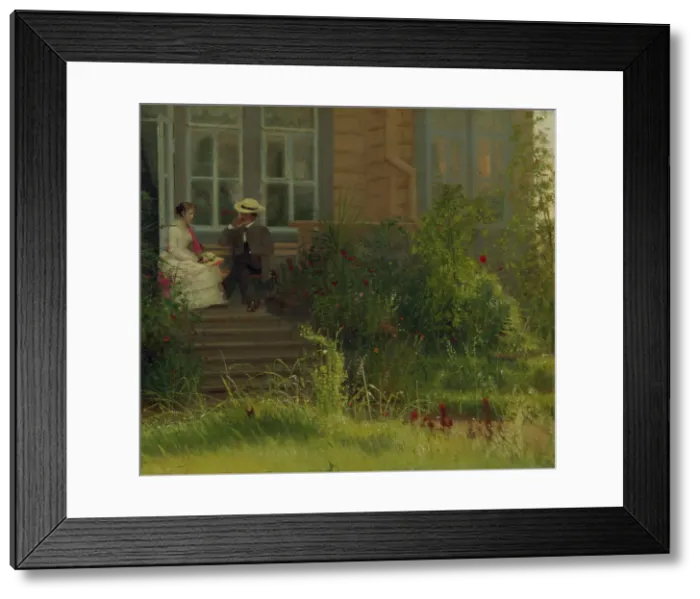 Framed Print : Artists Dacha at Siverskaya, 1883. Artist: Kramskoi, Ivan Nikolayevich (1837-1887) Framed Print : Artists Dacha at Siverskaya, 1883. Artist: Kramskoi, Ivan Nikolayevich (1837-1887)