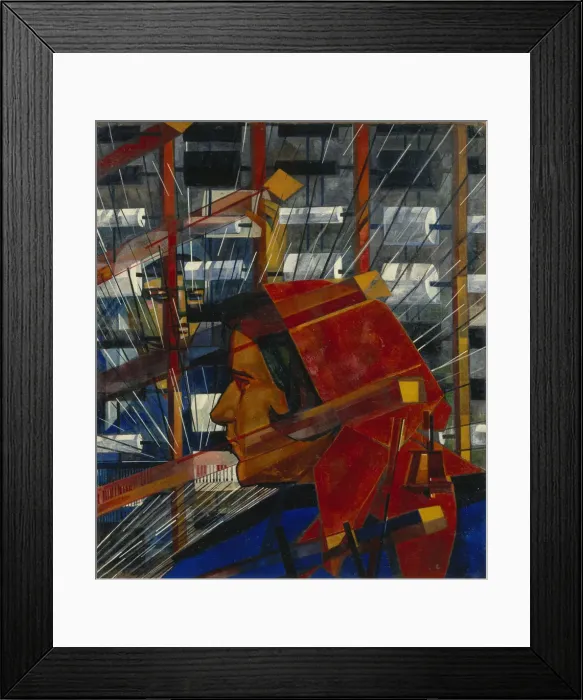 Framed Print : The Weaver, Early 1930s. Artist: Kuptsov, Vasili Vasilyevich (1899-1935) Framed Print : The Weaver, Early 1930s. Artist: Kuptsov, Vasili Vasilyevich (1899-1935)