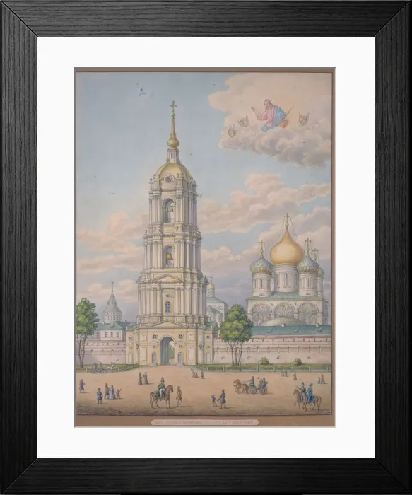 Framed Print : The New Monastery of the Saviour in Moscow, 1851. Artist: Kutepov, Alexander Sergeyevich (1781-1855) Framed Print : The New Monastery of the Saviour in Moscow, 1851. Artist: Kutepov, Alexander Sergeyevich (1781-1855)