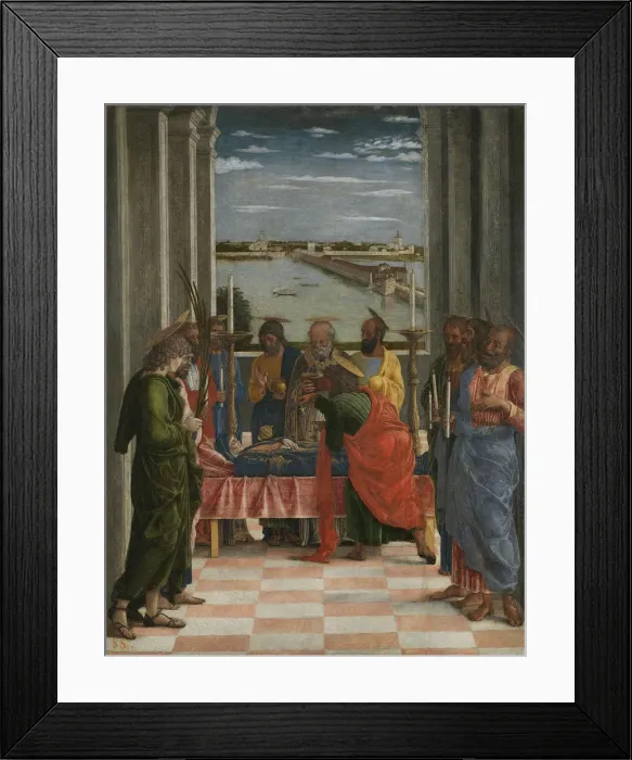 Framed Print : The Death of the Virgin. Artist: Mantegna, Andrea (1431-1506) Framed Print : The Death of the Virgin. Artist: Mantegna, Andrea (1431-1506)