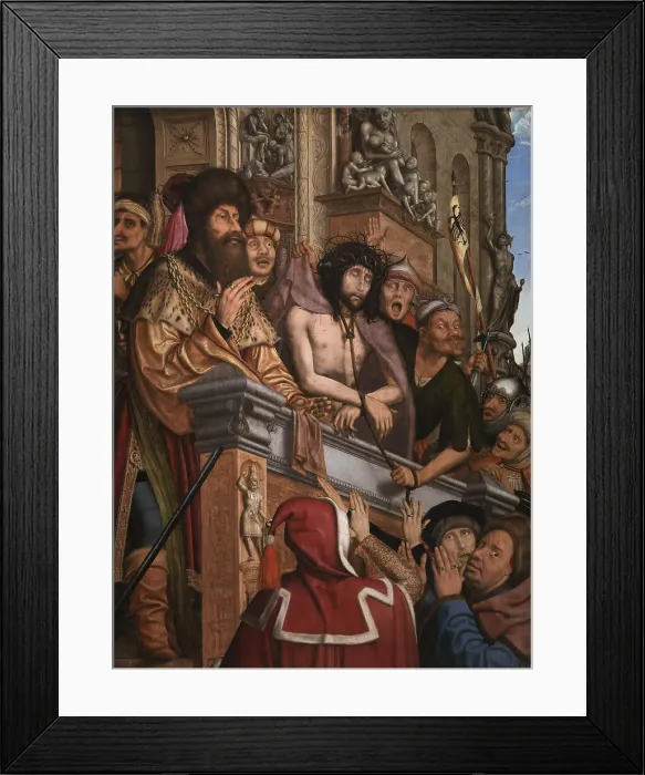 Framed Print : Christ Presented to the People. Artist: Massys, Quentin (1466?1530) Framed Print : Christ Presented to the People. Artist: Massys, Quentin (1466?1530)