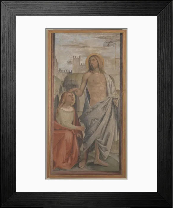 Framed Print : Noli me tangere. Artist: Bramantino (1465-1530) Framed Print : Noli me tangere. Artist: Bramantino (1465-1530)