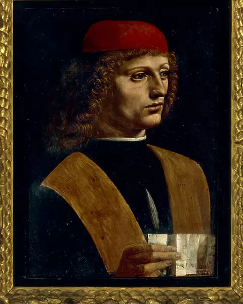 Portrait of a Musician. Artist: Leonardo da Vinci (1452-1519)