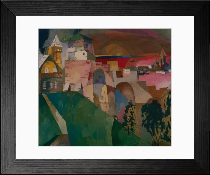 Framed Print : Nizhny Novgorod, 1915. Artist: Lentulov, Aristarkh Vasilyevich (1882-1943) Framed Print : Nizhny Novgorod, 1915. Artist: Lentulov, Aristarkh Vasilyevich (1882-1943)