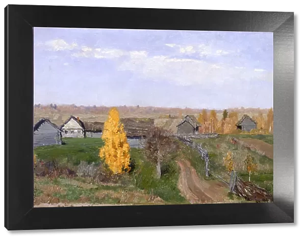 Golden autumn. Slobodka, 1889. Artist: Levitan, Isaak Ilyich (1860-1900)