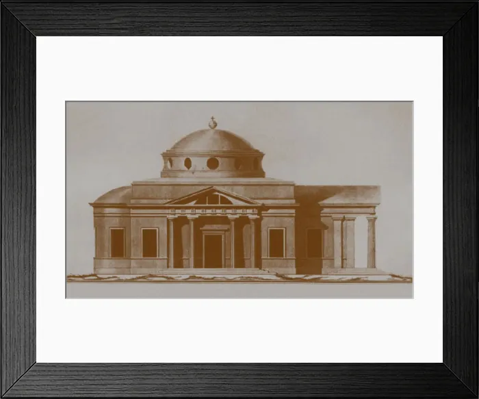 Framed Print : Projest of the Cathedral of St Joseph in Mogilev, c. 1780. Artist: Lvov, Nikolai Alexandrovich (1751-1803) Framed Print : Projest of the Cathedral of St Joseph in Mogilev, c. 1780. Artist: Lvov, Nikolai Alexandrovich (1751-1803)