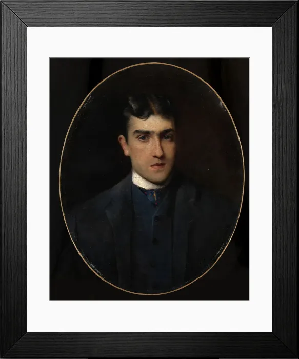 Framed Print : Portrait of Lucien Guitry (1860?1925). Artist: Makovsky, Konstantin Yegorovich (1839-1915) Framed Print : Portrait of Lucien Guitry (1860?1925). Artist: Makovsky, Konstantin Yegorovich (1839-1915)