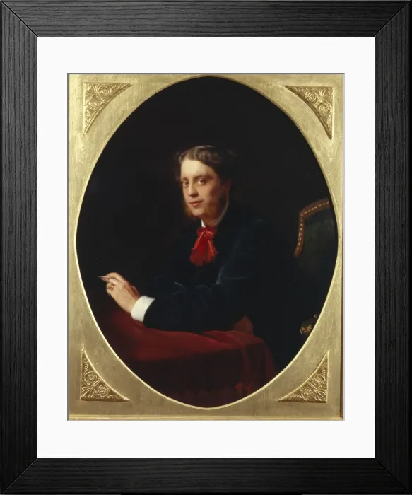 Framed Print : Portrait of Count Nikolay Sergeyevich Stroganov (1836-1905), 1865. Artist: Makovsky, Konstantin Yegorovich (1839-1915) Framed Print : Portrait of Count Nikolay Sergeyevich Stroganov (1836-1905), 1865. Artist: Makovsky, Konstantin Yegorovich (1839-1915)
