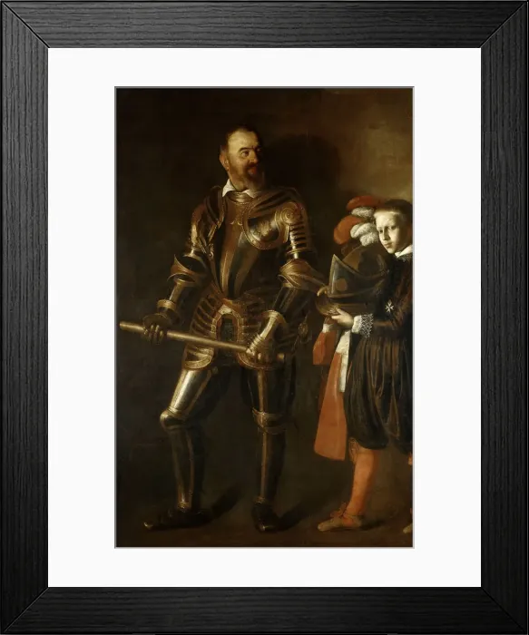 Framed Print : Alof de Wignacourt (1547-1622), Grand Master of the Order of Malta. Artist: Caravaggio, Michelangelo (1571-1610) Framed Print : Alof de Wignacourt (1547-1622), Grand Master of the Order of Malta. Artist: Caravaggio, Michelangelo (1571-1610)