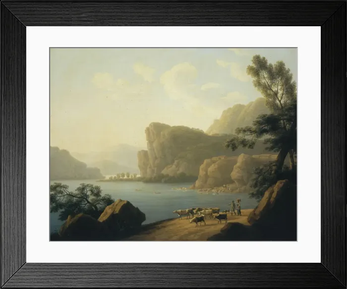 Framed Print : View of the Selenga River in Siberia, 1817. Artist: Martynov, Andrei Yefimovich (1768-1826) Framed Print : View of the Selenga River in Siberia, 1817. Artist: Martynov, Andrei Yefimovich (1768-1826)