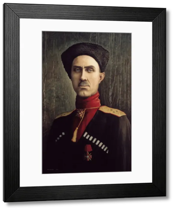 Framed Print : General Baron Pyotr Nikolayevich Wrangel, 2004. Artist: Masalygin, Sergey Lvovich Framed Print : General Baron Pyotr Nikolayevich Wrangel, 2004. Artist: Masalygin, Sergey Lvovich