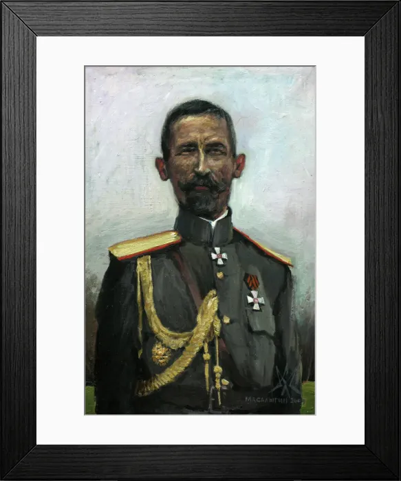 Framed Print : Lavr Georgiyevich Kornilov, 2009. Artist: Masalygin, Sergey Lvovich Framed Print : Lavr Georgiyevich Kornilov, 2009. Artist: Masalygin, Sergey Lvovich