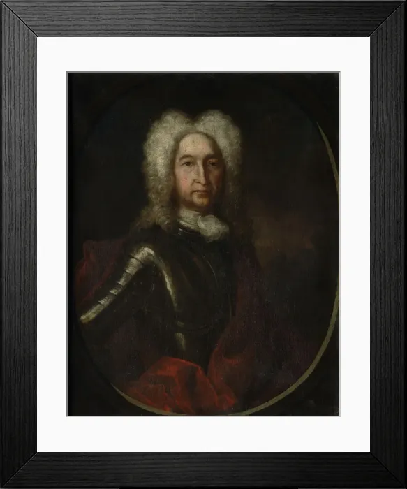 Framed Print : Portrait of Prince Ivan Alexeyevich Golitsyn (1658-1729), 1728. Artist: Matveyev, Andrei Matveyevich (1701-1739) Framed Print : Portrait of Prince Ivan Alexeyevich Golitsyn (1658-1729), 1728. Artist: Matveyev, Andrei Matveyevich (1701-1739)