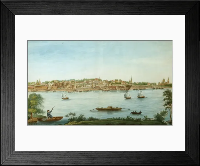 Framed Print : View of Perm, 1832. Artist: Razmakhnin, Pavel Emelyanovich (1796-1835) Framed Print : View of Perm, 1832. Artist: Razmakhnin, Pavel Emelyanovich (1796-1835)