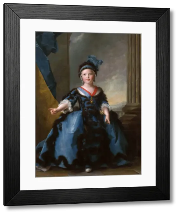 Framed Print : Louis Joseph Xavier, Duke of Burgundy (1751-1761). Artist: Nattier, Jean-Marc (1685-1766) Framed Print : Louis Joseph Xavier, Duke of Burgundy (1751-1761). Artist: Nattier, Jean-Marc (1685-1766)