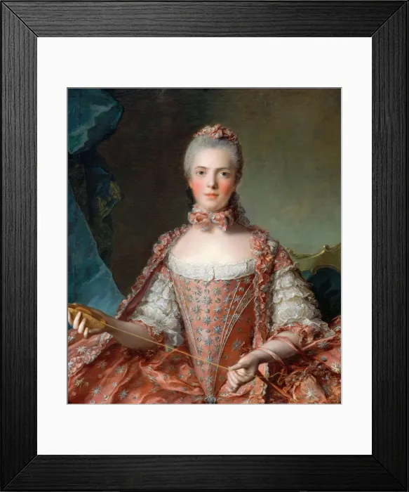 Framed Print : Princess Marie Adelaide of France (1732-1800). Artist: Nattier, Jean-Marc (1685-1766) Framed Print : Princess Marie Adelaide of France (1732-1800). Artist: Nattier, Jean-Marc (1685-1766)