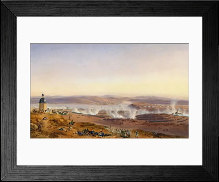 Framed Print : The Battle of Austerlitz on December 2, 1805. Artist: Fort, Jean-Antoine-Simeon (1793-1861)