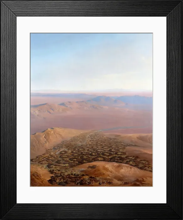Framed Print : Panoramic View of the Capture of the Smala of Abd El-Kader, 16 May 1843. Artist: Fort, Jean-Antoine-Simeon (1793-1861) Framed Print : Panoramic View of the Capture of the Smala of Abd El-Kader, 16 May 1843. Artist: Fort, Jean-Antoine-Simeon (1793-1861)