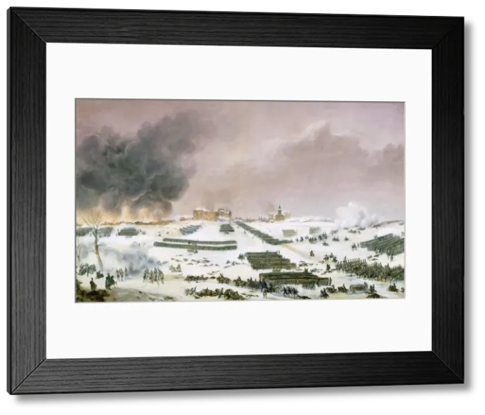 Framed Print : The Battle of Preussisch-Eylau on February 7, 1807. Artist: Fort, Jean-Antoine-Simeon (1793-1861) Framed Print : The Battle of Preussisch-Eylau on February 7, 1807. Artist: Fort, Jean-Antoine-Simeon (1793-1861)