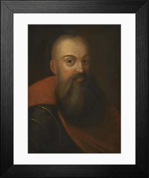 Framed Print : Portrait of Hetman Marek Sobieski (1549 / 50-1605). Artist: Anonymous Framed Print : Portrait of Hetman Marek Sobieski (1549 / 50-1605). Artist: Anonymous