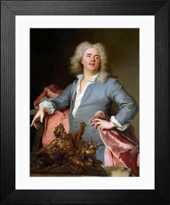 Framed Print : Guillaume Coustou the Elder (1677-1746). Artist: Delyen, Jacques-Francois (1684-1761) Framed Print : Guillaume Coustou the Elder (1677-1746). Artist: Delyen, Jacques-Francois (1684-1761)