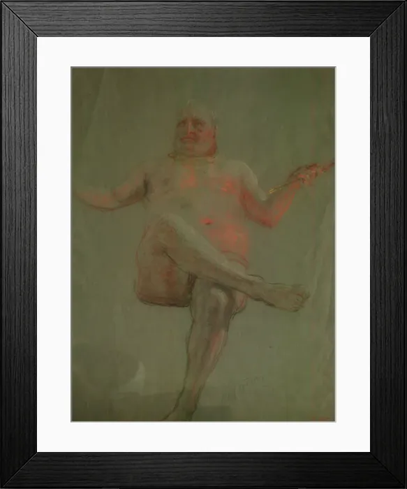 Framed Print : Study for Get Thee Hence, Satan!, 1890s. Artist: Repin, Ilya Yefimovich (1844-1930) Framed Print : Study for Get Thee Hence, Satan!, 1890s. Artist: Repin, Ilya Yefimovich (1844-1930)