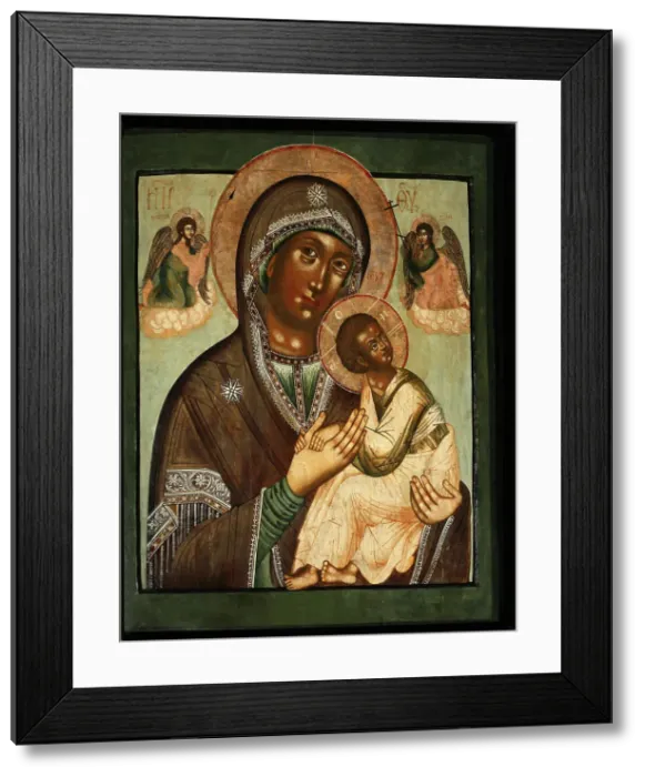 Framed Print : The Mother of God of the Passion (Strastnaya), 17th century. Artist: Russian icon Framed Print : The Mother of God of the Passion (Strastnaya), 17th century. Artist: Russian icon