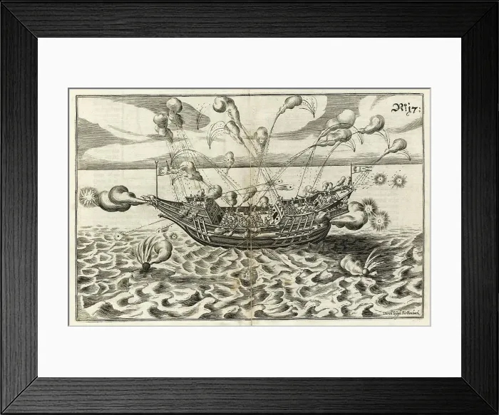 Framed Print : Illustration from Architectura navalis von J. Furttenbach. Artist: Furttenbach, Joseph (1591-1667) Framed Print : Illustration from Architectura navalis von J. Furttenbach. Artist: Furttenbach, Joseph (1591-1667)
